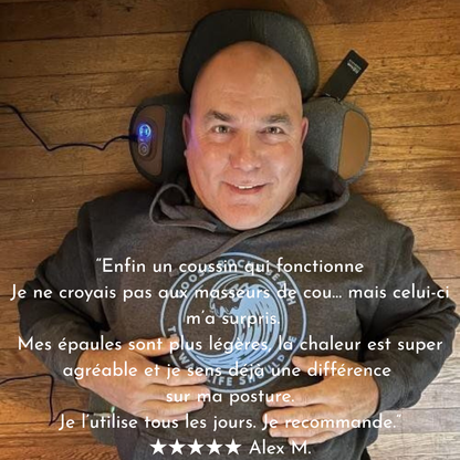 Soulage la pression à la base du crâne… ou sois remboursé.