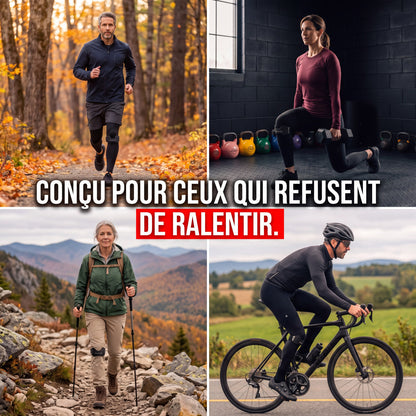 Sangle rotulienne NeuroStride™ – Soutien ajustable pour le genou